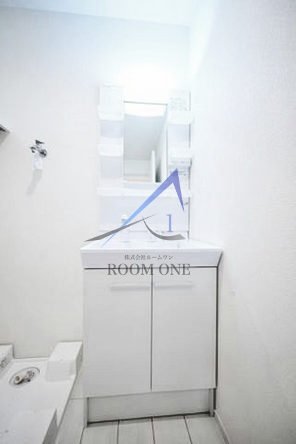 洗面設備　洗面台です。