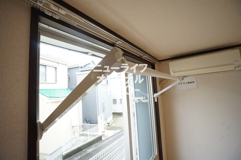 その他設備　雨の日や花粉の季節に助かる室内物干し設置済み☆