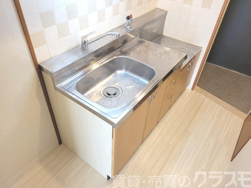 キッチン　ガスコンロ設置可♪