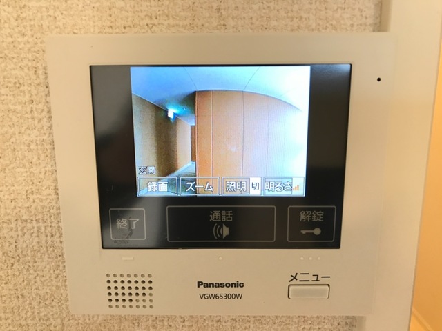 セキュリティ　TVインターホン付きで防犯面も安心！