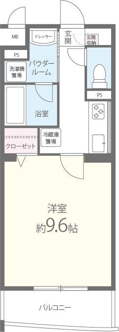 阪急宝塚線 服部天神駅 徒歩4分 4階建 築12年の間取り写真