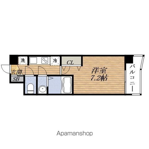 地下鉄御堂筋線 西中島南方駅 徒歩4分 10階建 築5年の間取り写真