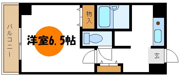 ＪＲ総武線 新小岩駅 徒歩7分 3階建 築28年の間取り写真