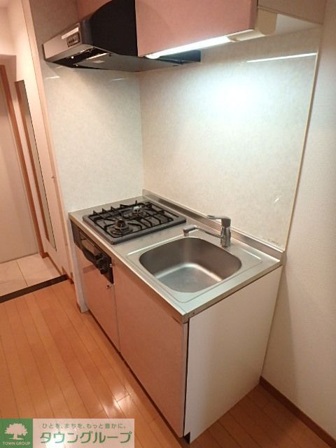 キッチン　グリル付2口キッチン