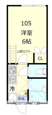 東急東横線 元住吉駅 徒歩12分 2階建 築8年の間取り写真