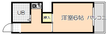 枚方市牧野本町のマンションの間取り