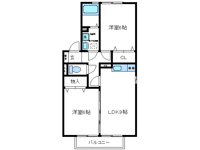 カーサアコルデCCの間取り