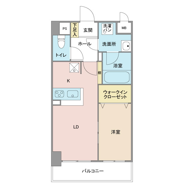 アージョスパジオ上野丘の間取り