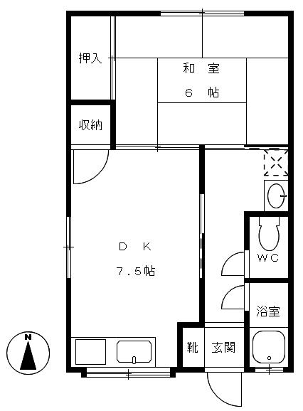 丸木荘の間取り