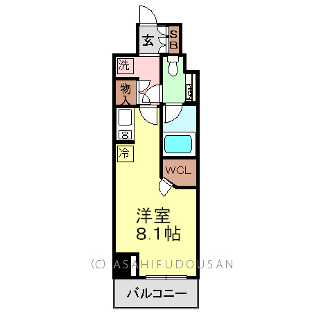 ファインアドレス新御徒町の間取り