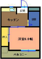 沼津市五月町のマンションの間取り