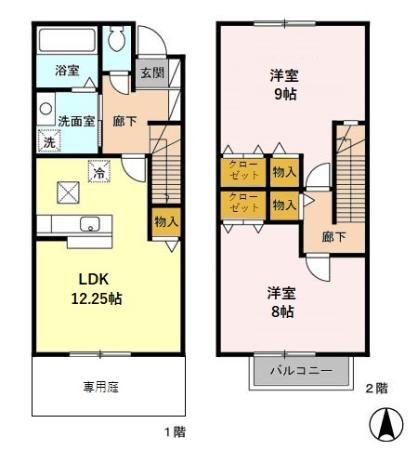 ディアコートの間取り