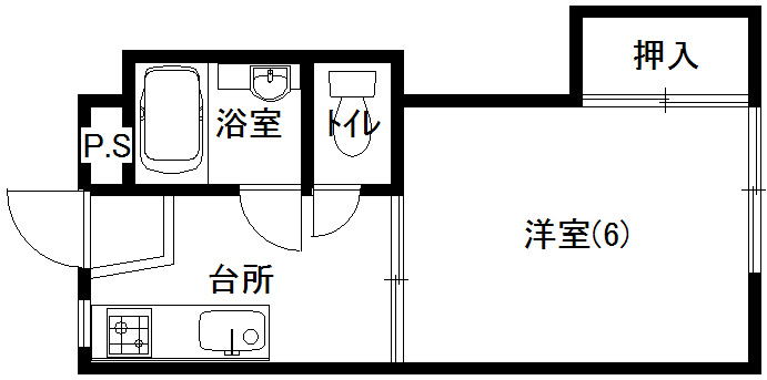 フラワーハイツの間取り