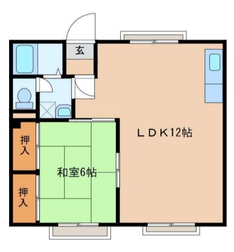 マンション鳩岡の間取り