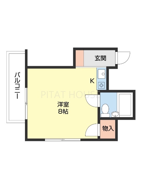 コーポホワイト旭橋の間取り