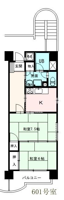 AIマンション大和の間取り