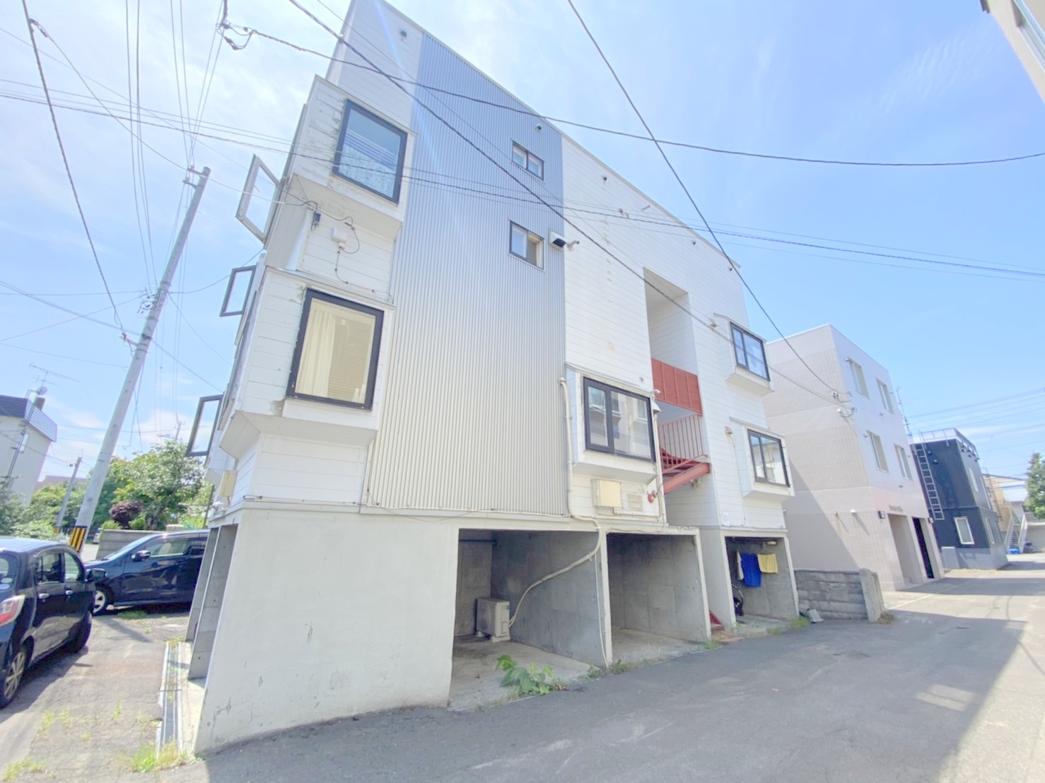 北海道札幌市北区北二十五条西１８（アパート）の賃貸物件の外観