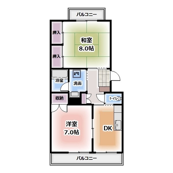 ドミール１０５の間取り