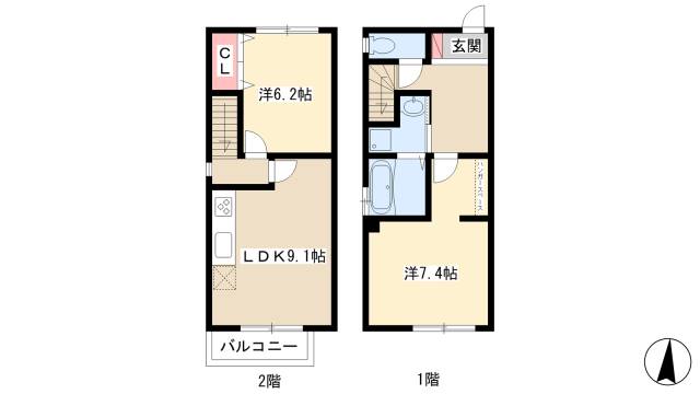 シャンテIIの間取り