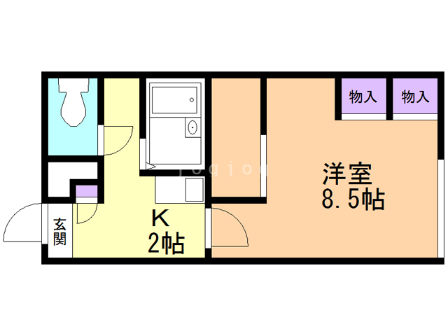 レオパレスセコ弐番館の間取り