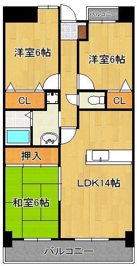 ウィンベル嵐山の間取り