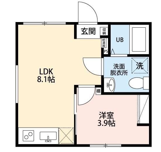 カンパネラ寺町の間取り