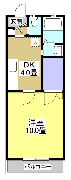 【マイシティ若林の間取り】