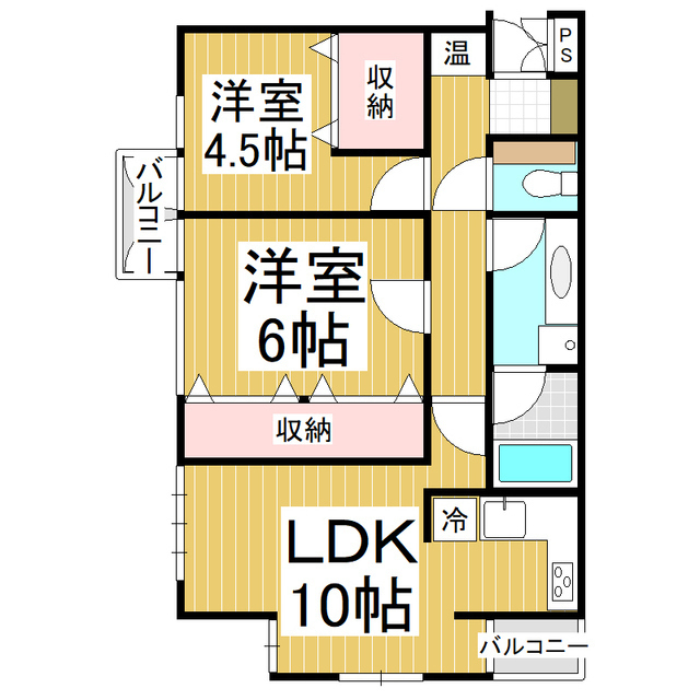 箕瀬レジデンスの間取り