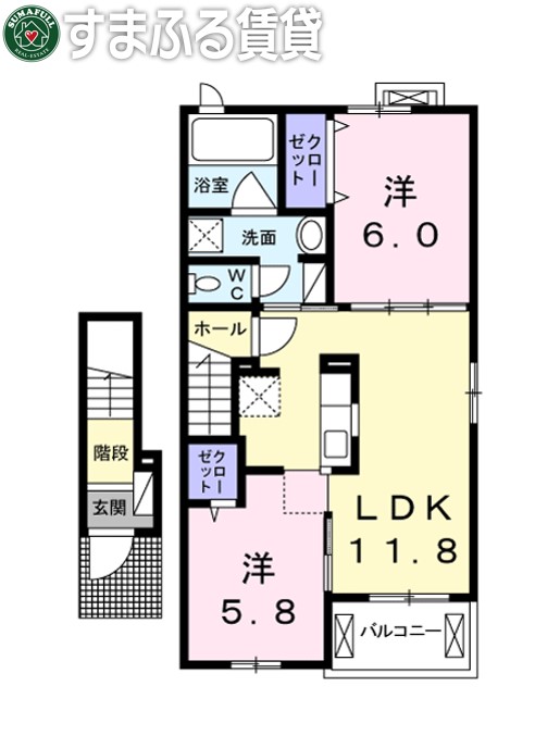 【アルクバレーノの間取り】