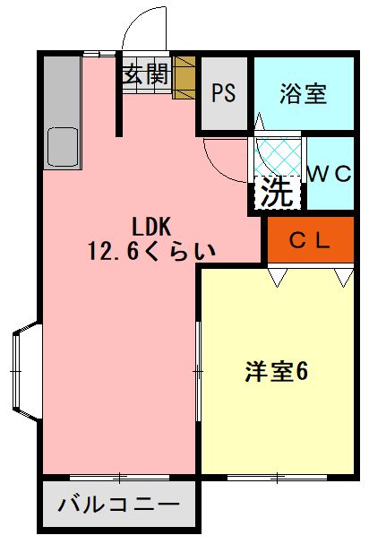 レイクシティCの間取り