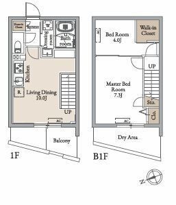 練馬区中村のマンションの間取り