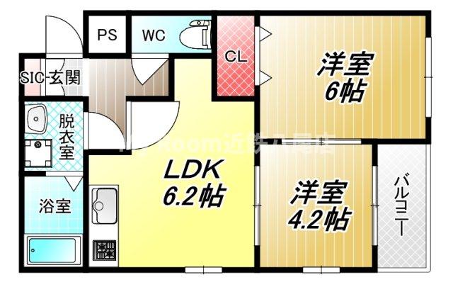 フウキパレス山本の間取り