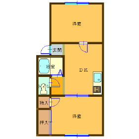 筑波トーヨーハイツの間取り