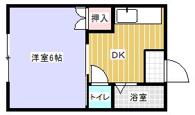 コーポ秀和の間取り