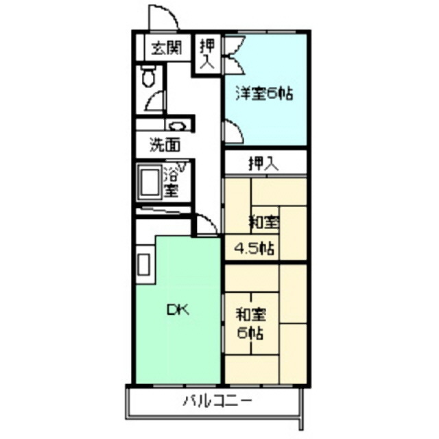 ＳＡＫＡＴＡ　ＨＥＩＧＨＴＳの間取り