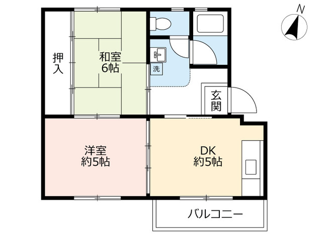 ＵＲ江南の間取り