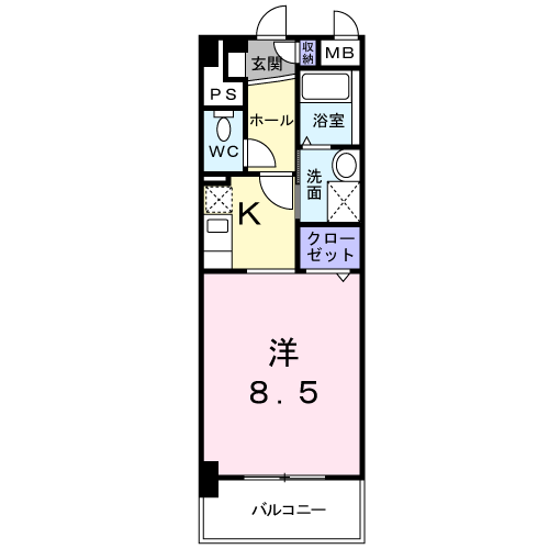 アルドーレ　（Ａｒｄｏｒｅ）の間取り