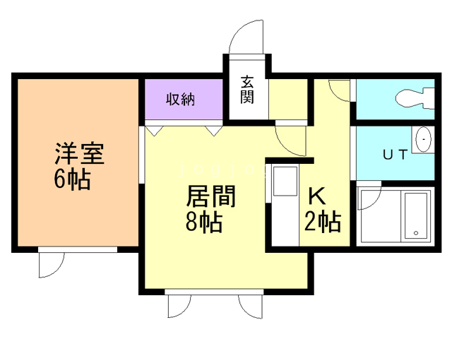 イズムアパートの間取り