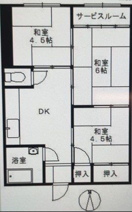 丸成マンションの間取り