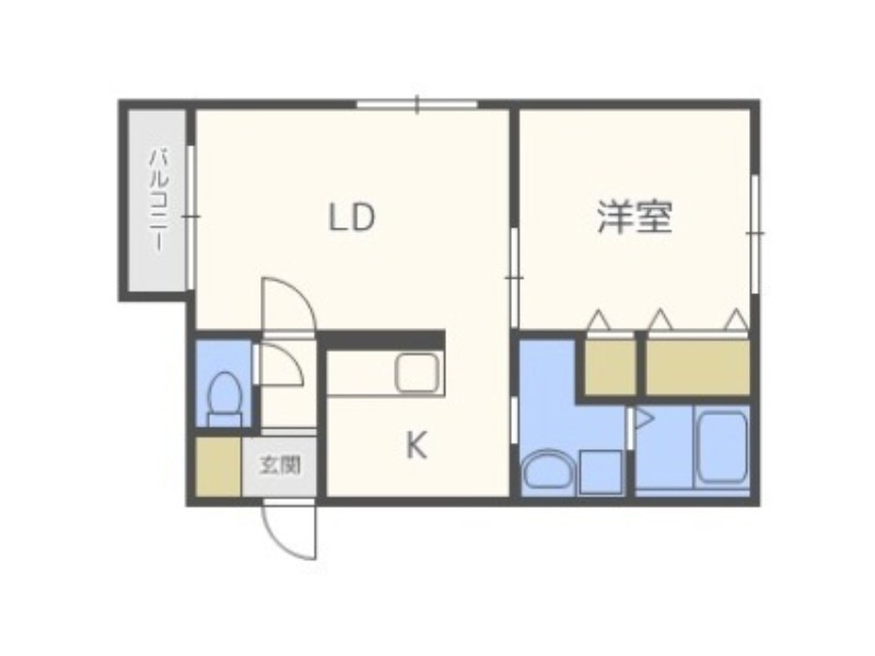 第１１森宅建豊平ビルの間取り