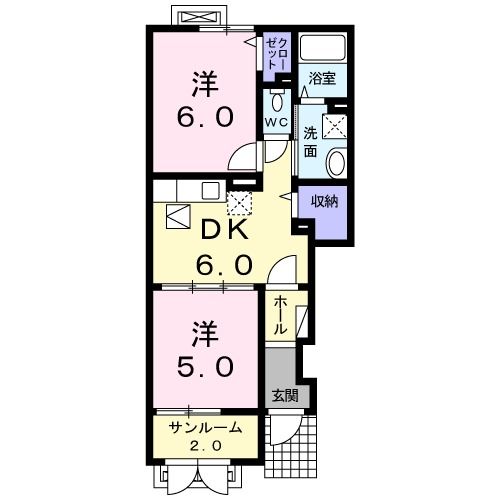 プロムナードの間取り