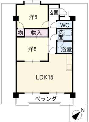 サンモール原(知多市)の間取り