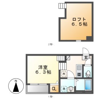 ルミナス東海通の間取り