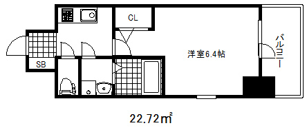 【エスリードレジデンス神戸兵庫駅前の間取り】