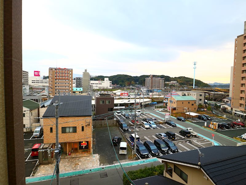 【宗像市赤間駅前のマンションの眺望】