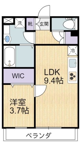 川崎市麻生区岡上のマンションの間取り