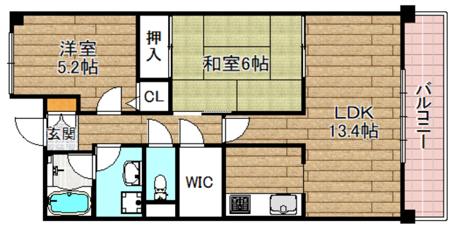 アドミラブールの間取り