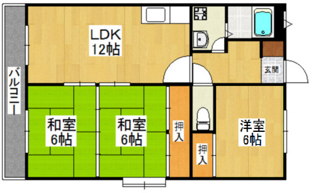 ファミーユ博多南の間取り