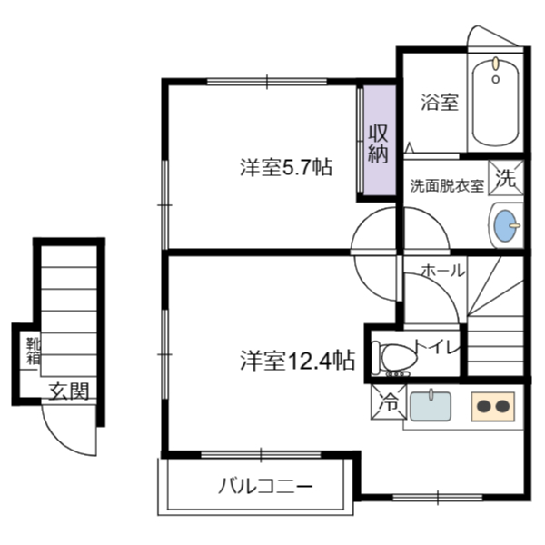 リスブランの間取り