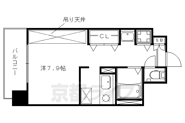 アクロス京都西大路の間取り